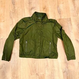 Athleta Olive Green Bomber Jacket